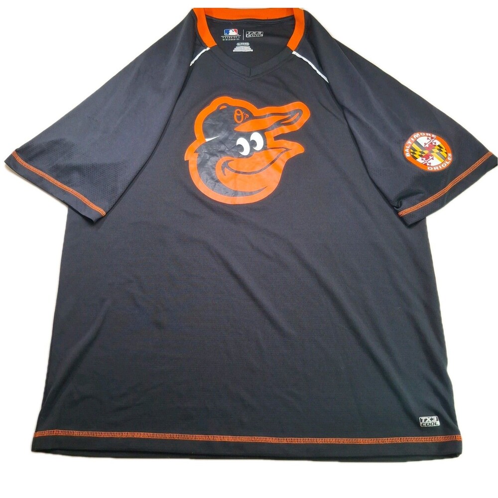 Baltimore Orioles Shirt Jersey XL Official Merchandise Baseball TX3 Breathable